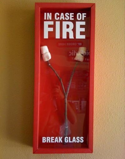 In Case Of Fire - Funny pictures
