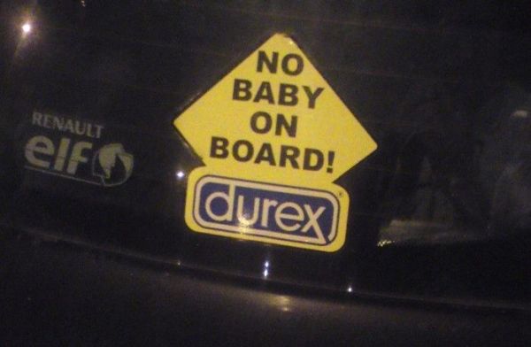 No Baby On Board - funnypictures.me