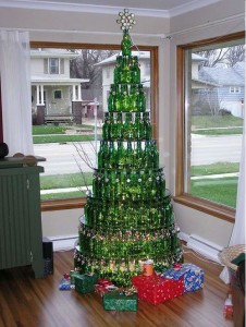 Beer Bottles Christmas Tree - funnypictures.me