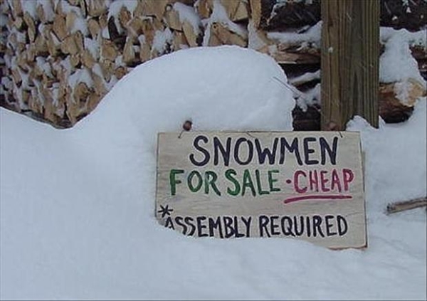 DIY Snowmen - Funny pictures