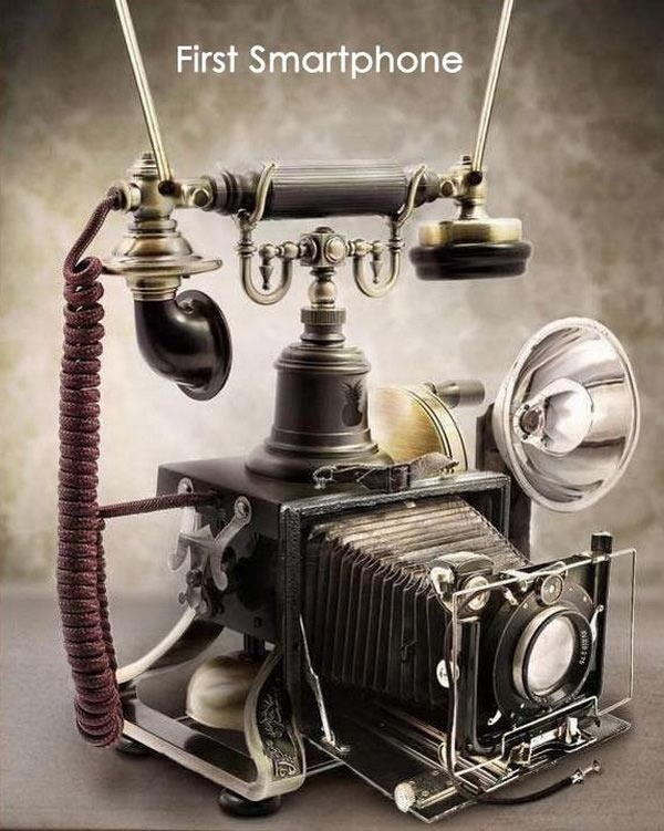 Worlds First mobile phone ever Funny-pictures-first-smart-phone