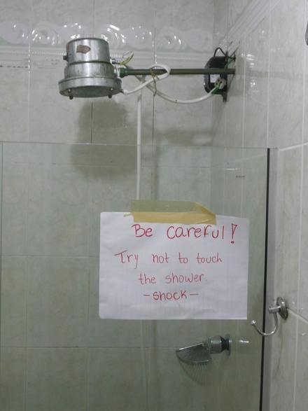 Shower shock - Funny pictures