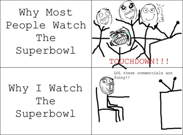 Watching The Superbowl - Funny pictures