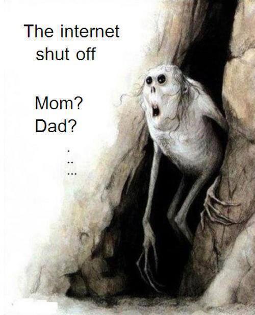 The Internet Shut Off - Funny pictures
