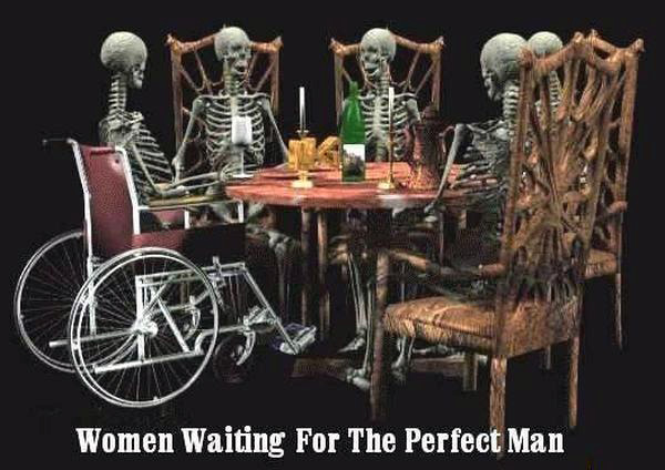 Women Waiting For The Perfect Man - Funny pictures