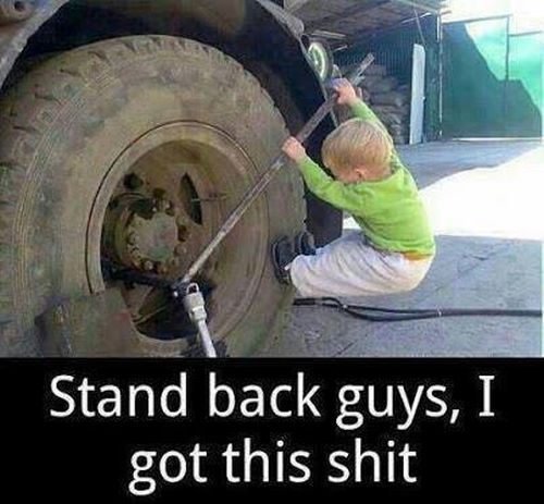 Stand Back Guys - Funny pictures