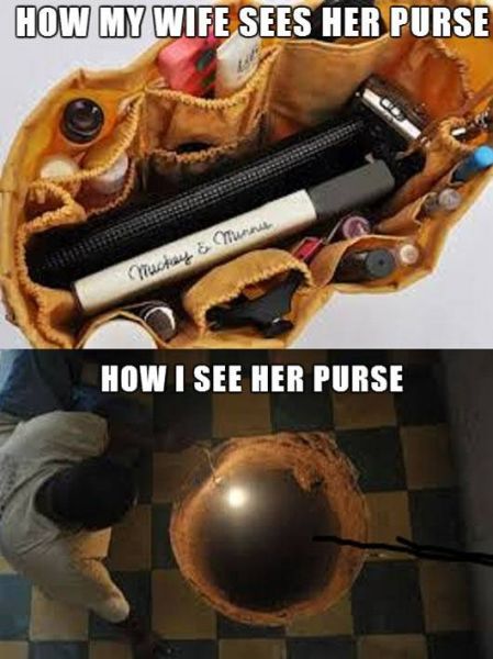 Wife's Purse - Funny pictures
