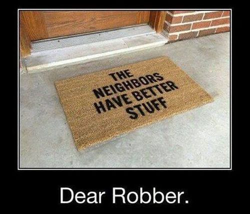 Dear Robber - Funny pictures