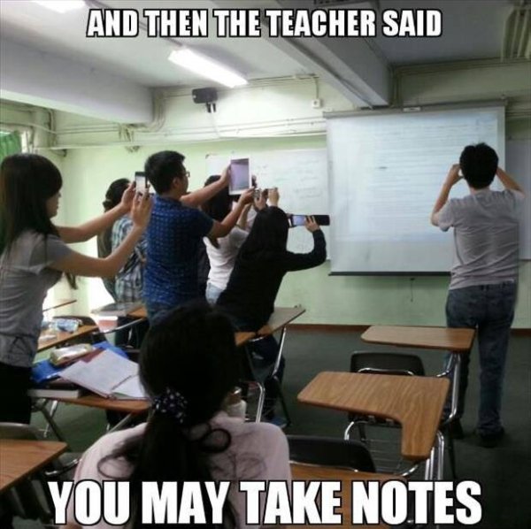Taking Notes - Funny pictures