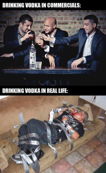 Drinking Vodka - Funny pictures