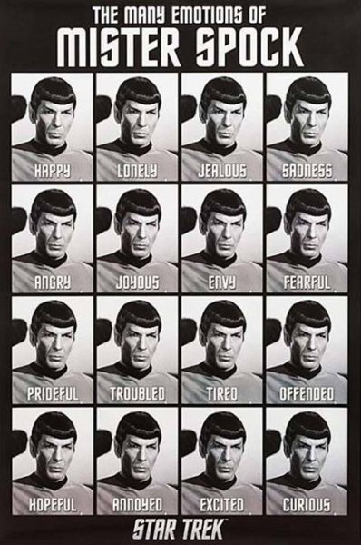 The Many Emotions Of Mister Spock - Funny pictures