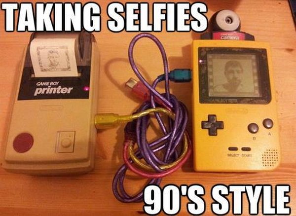 Taking Selfies 90's Style - Funny pictures
