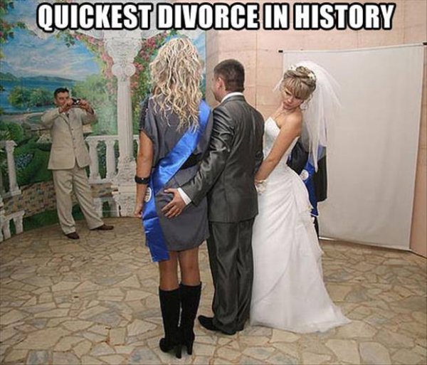 Quickest Divorce In History - Funny pictures