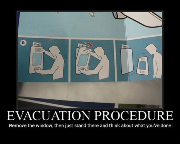 Evacuation Procedure - Funny pictures