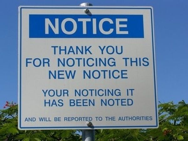 Notice - Funny pictures