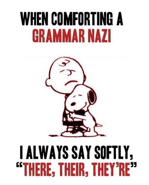 When Comforting Grammar Nazi - Funny pictures