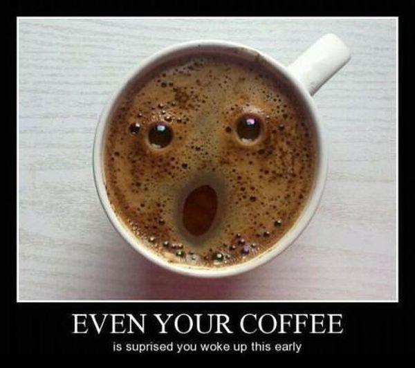 That Moment When You Surprise Your Coffee - Funny pictures