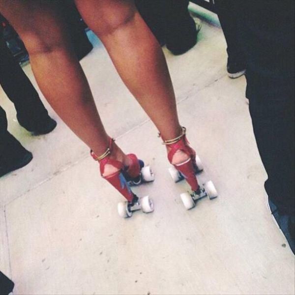 High Heel Rollers - Funny pictures