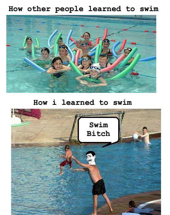 How I Learned To Swim - Funny pictures