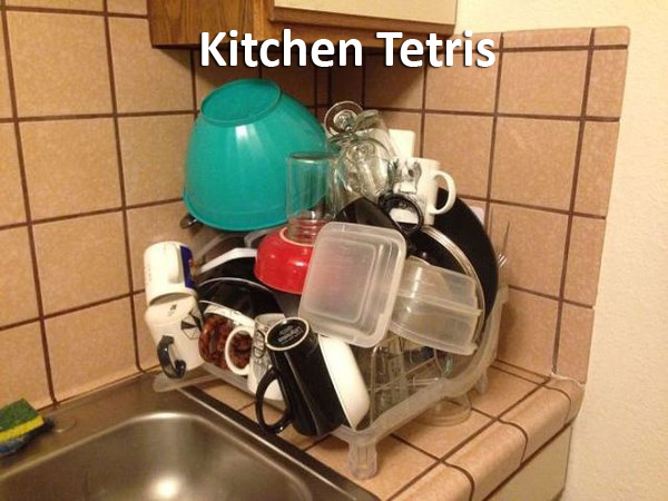 Kitchen Tetris - Funny pictures