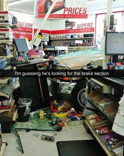 Meanwhile In Car Parts Store - Funny pictures