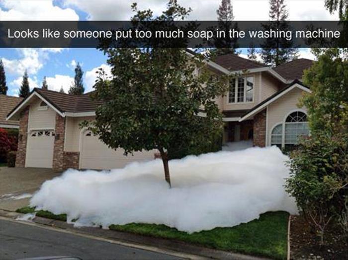 Too Much Soap - Funny pictures