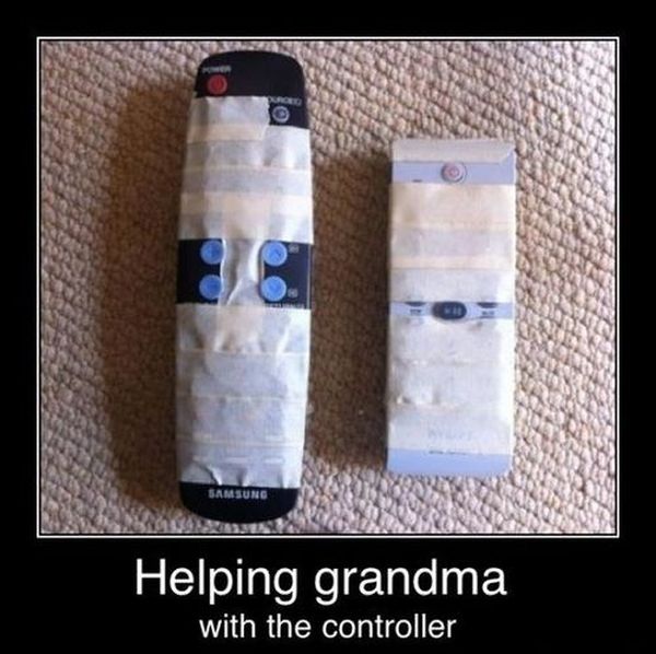 Grandma's Controller - Funny pictures