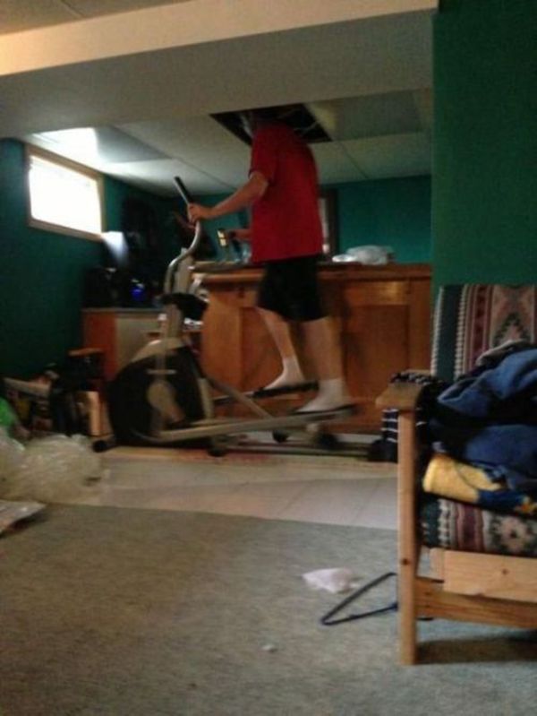 Basement Exercise - Funny pictures